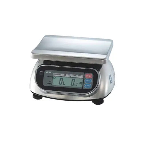 Penn Scale SK-2000WP 4.4 lb Washdown, 0.002 lb Accuracy, 9" x 7-1/2" Stainless Pan, 1" LCD, 14-104°F, Legal Trade