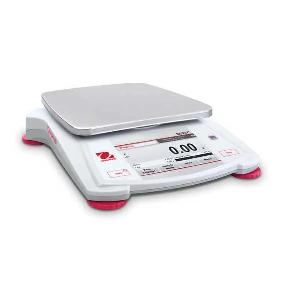 Penn Scale STX622 Scout® Balance, 620×0.01g, 1‑9 lb Capacity, 4” Stainless Steel Platform, Touchscreen
