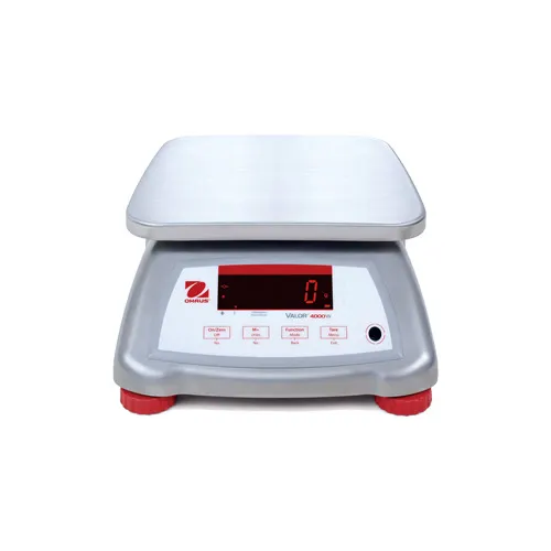 Penn Scale V41XWE15T Ohaus Valor 4000 Scale – 30 lb, 0.005 lb, 7.5"x9.5" Platform, LED, 12V DC, 50‑hr