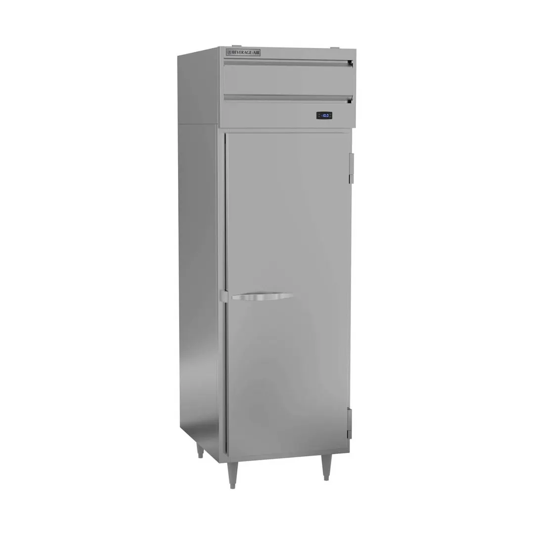 Beverage Air PF1HC-1AS 26" One Section Reach-In Freezer w/ Solid Door, Aluminum Interior, 21 cu. ft.