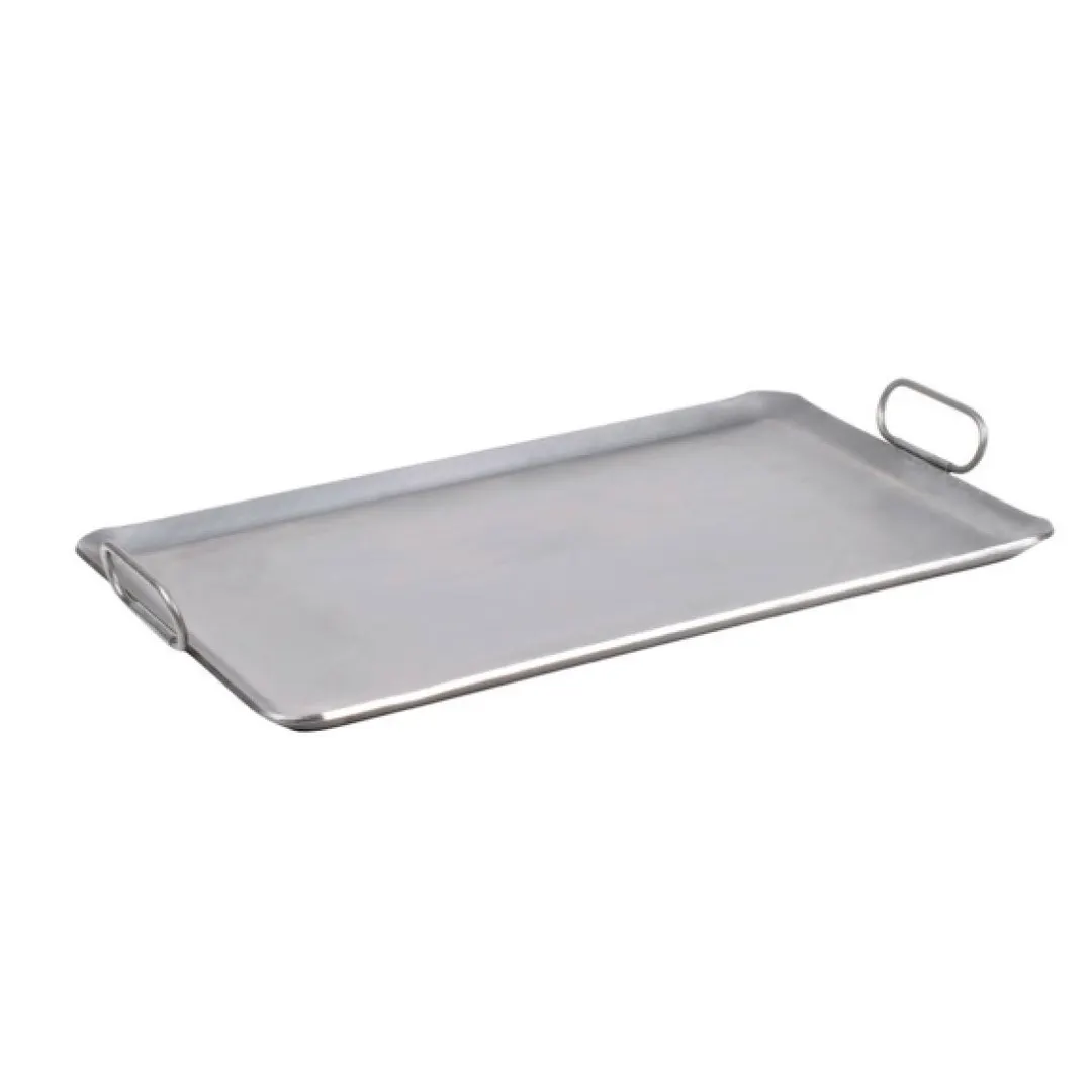 Serv-Ware PG1423 NFS Heavy Duty Steel Portable Grill - 14" x 23" x 3/4" Lip, Rectangular