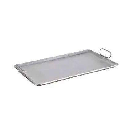 Serv-Ware PG1423S NSF Heavy Duty Steel Portable Grill, 14" X 23" X 3/4" Lip, Rectangular