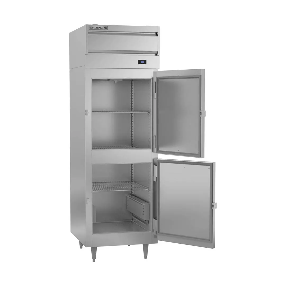Beverage Air PH1-1HS 1-Section 2-Door Heated Holding Cabinet, 21.01 cu ft, Stainless Steel