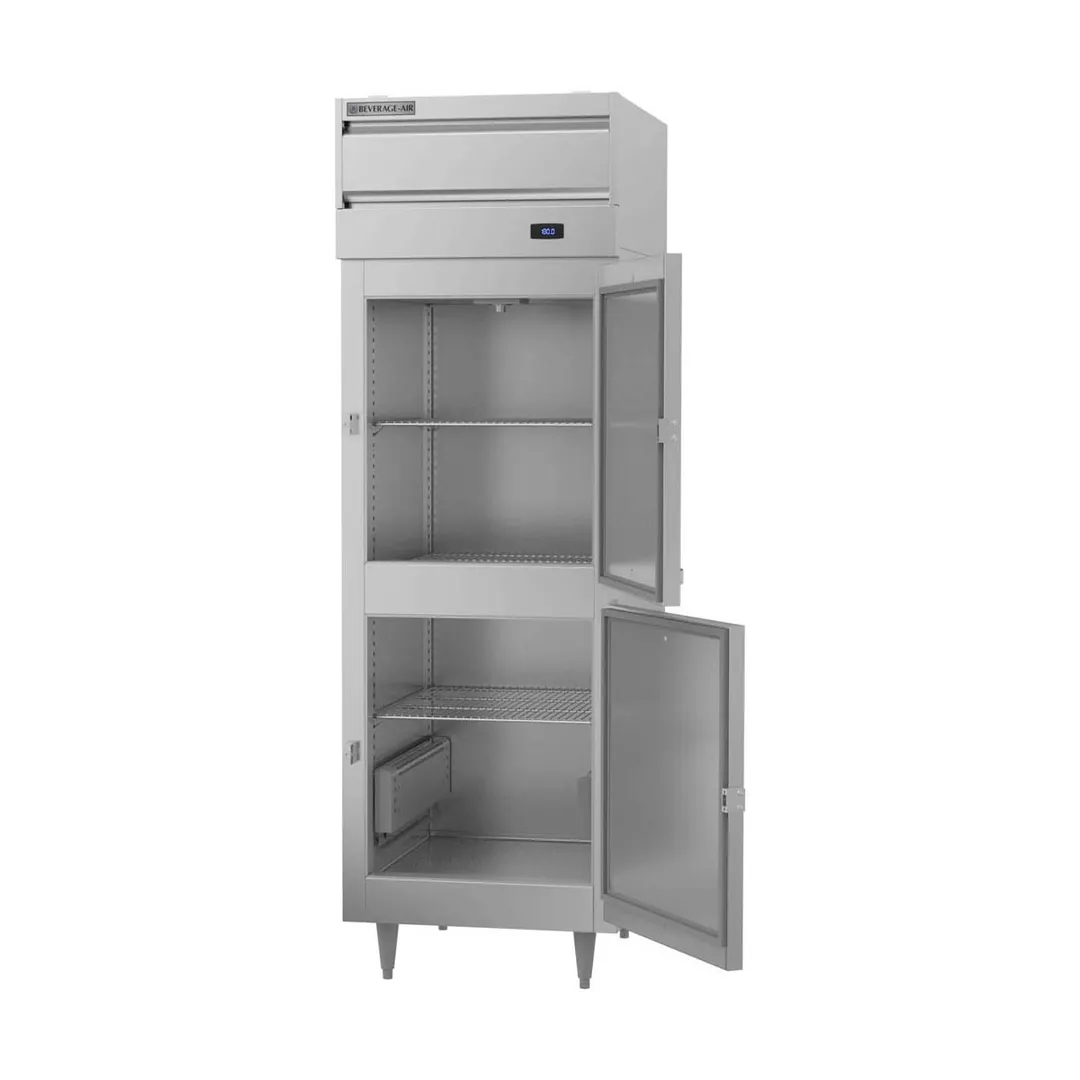 Beverage Air PH1-1HS 1-Section 2-Door Heated Holding Cabinet, 21.01 cu ft, Stainless Steel