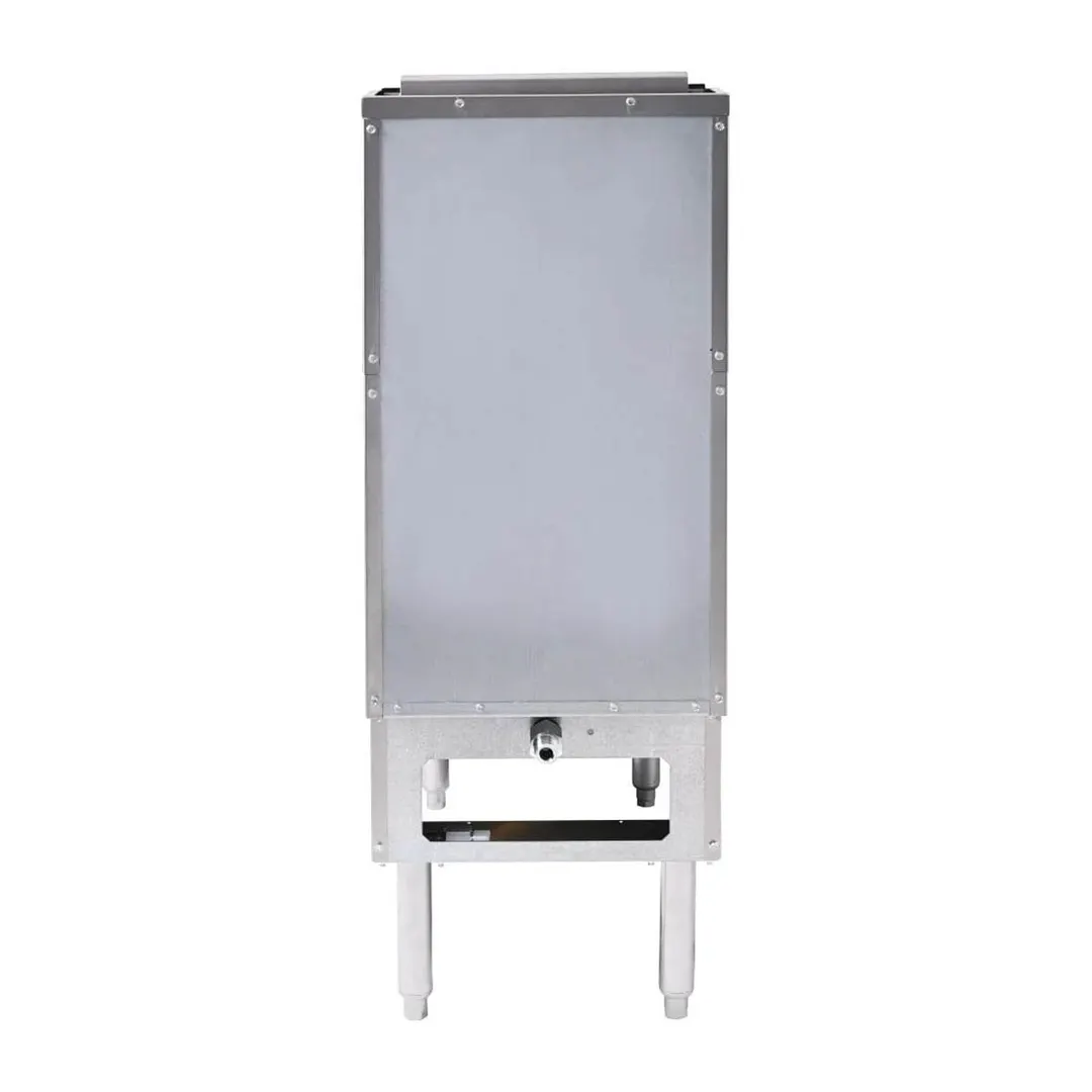 Pitco SG14T-S Split Pot Floor Model Gas Fryer w/ (2) 25 lbs Frypots, Millivolt Control, 100,000 BTU