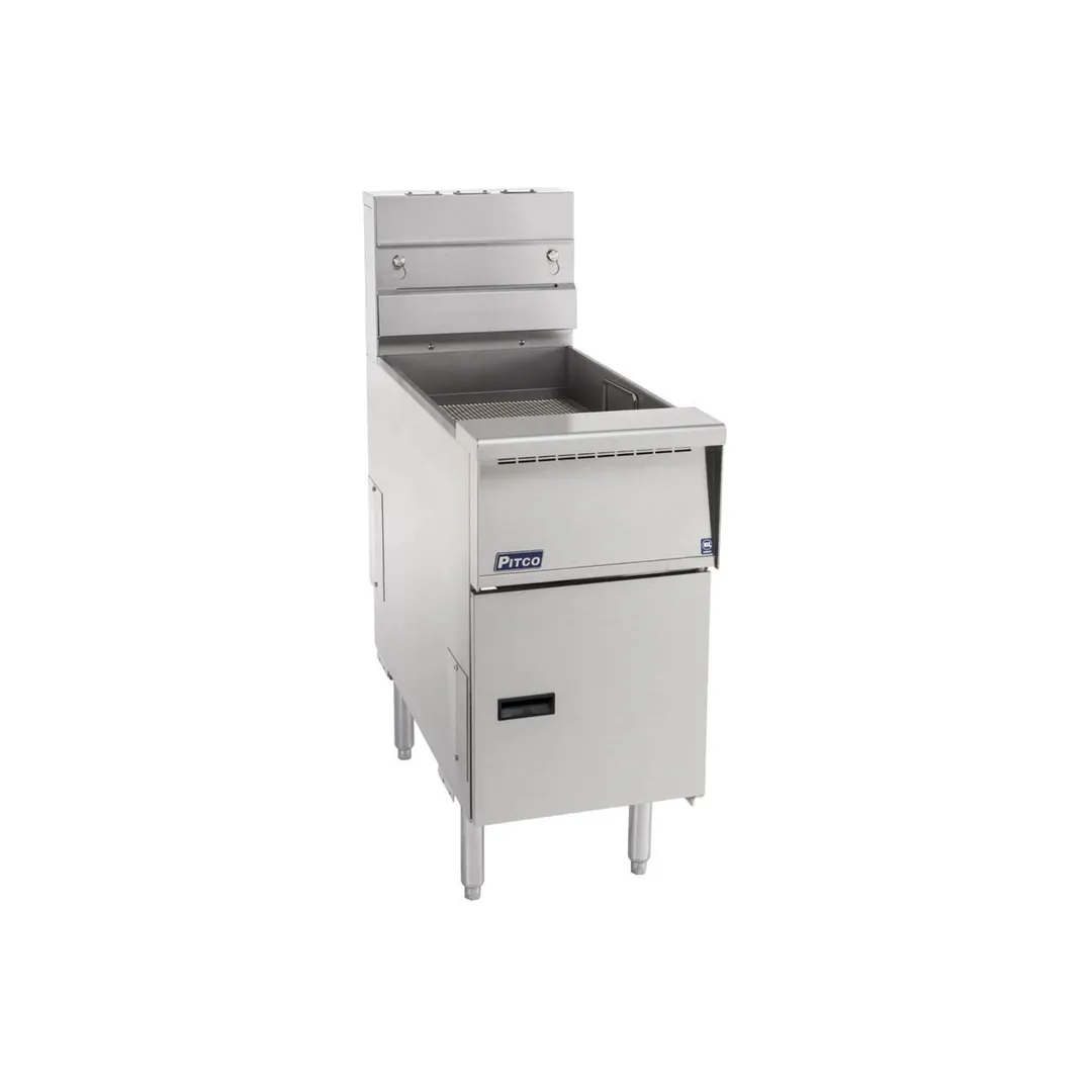 Pitco SSHLVBNB-14 Fryer Dump Station w/ BNB Dump Station, Fryer Match Design, Top Drainer