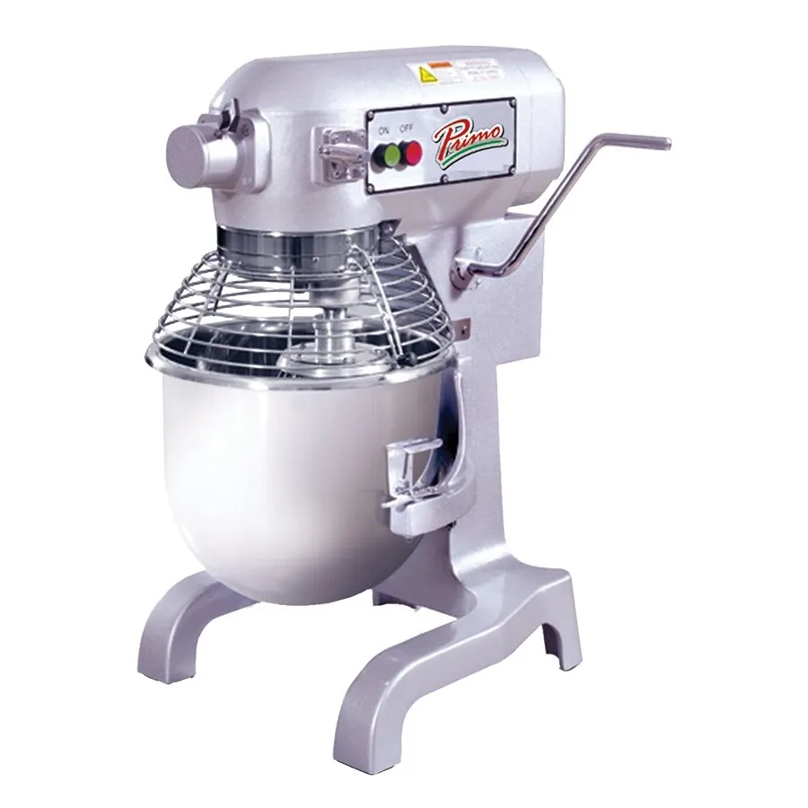 Primo PM-20 Countertop 20 qt Planetary Mixer with Guard, #12 HUB, 3-Speed, 1-1/2 hp
