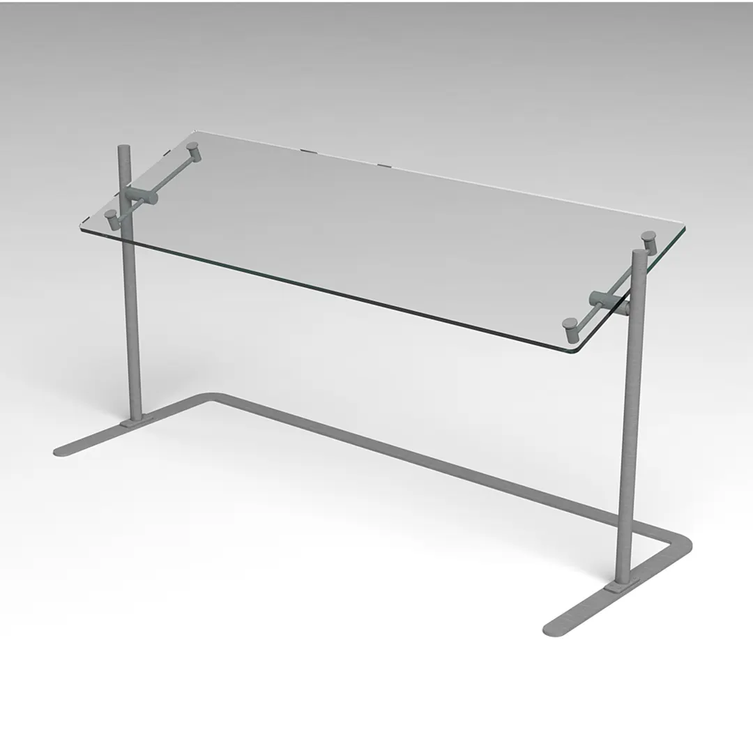 Premier Metal & Glass RTS-PORTABLE 34 Portable Sneeze Guard, 34"W X 24-1/4"H