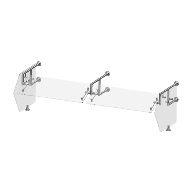 Premier Metal & Glass WMIR-A Choice™ Adjustable Self-Service Sneeze Guard