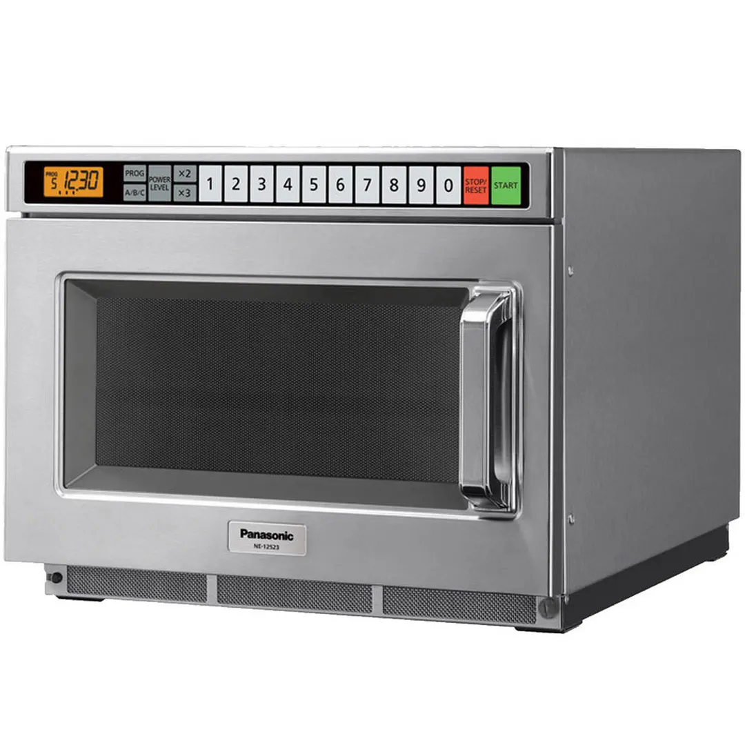 Panasonic NE-12523 1200 Watts Commercial Microwave Oven, 0.6 cu. ft.