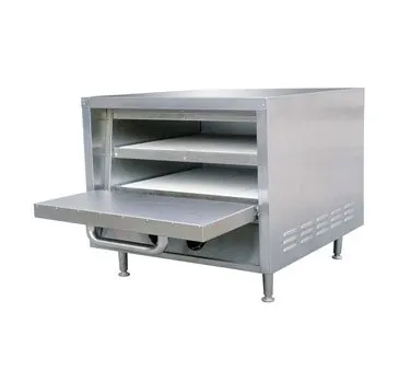Adcraft PO-22 Countertop Electric Pizza Oven w/ 22" Deck Width, 2 Removable Ceramic Shelves