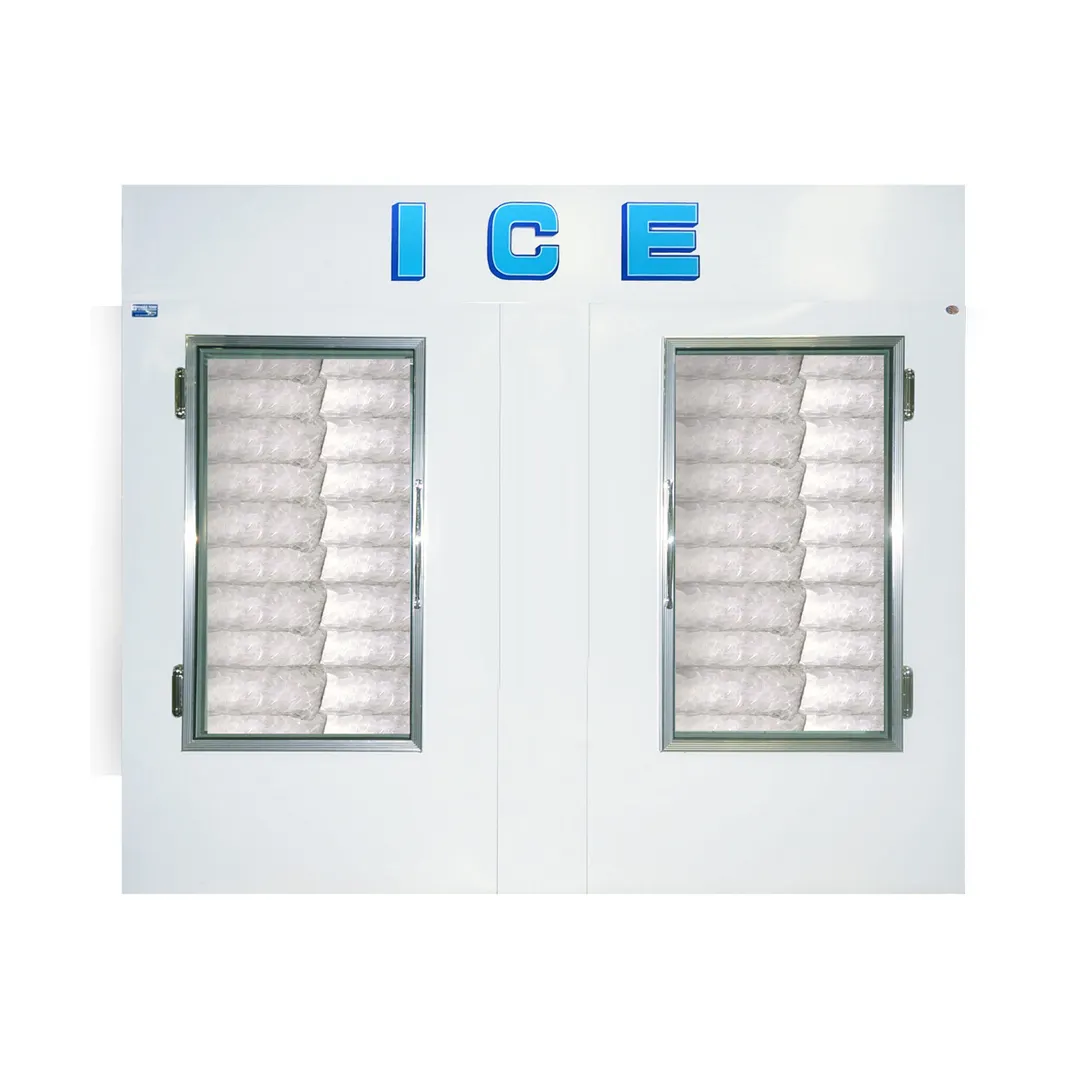 Polar Temp 1000CWG 94" Indoor Ice Merchandiser w/ Glass Door, Cold Wall, 95 cu. ft.