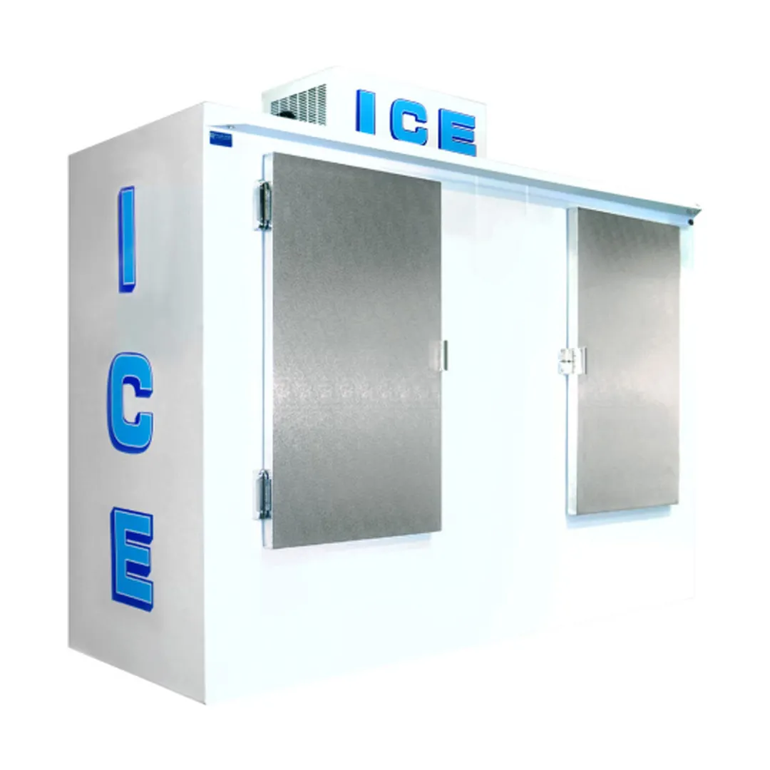 Polar Temp 1000CW 94" Outdoor Ice Merchandiser w/ Solid Door, Cold Wall, 95 cu. ft.