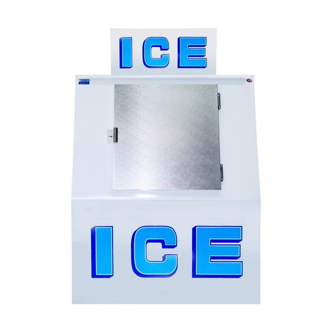 Polar Temp 380AD 48" Outdoor Ice Merchandiser w/ Solid Door, Auto Defrost, 38 cu. ft.