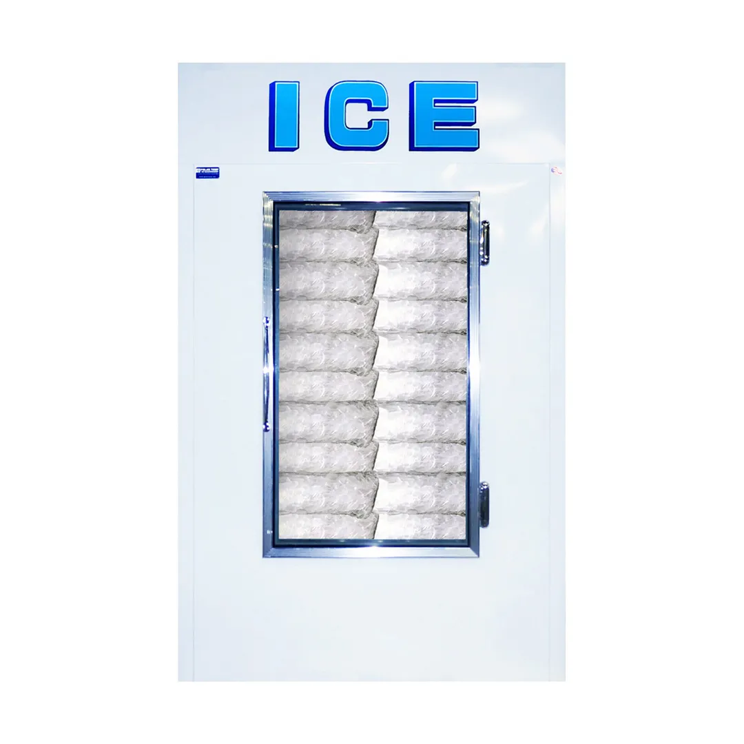 Polar Temp 420ADG 48" Indoor Ice Merchandiser w/ Glass Door, Auto Defrost, 42 cu. ft.