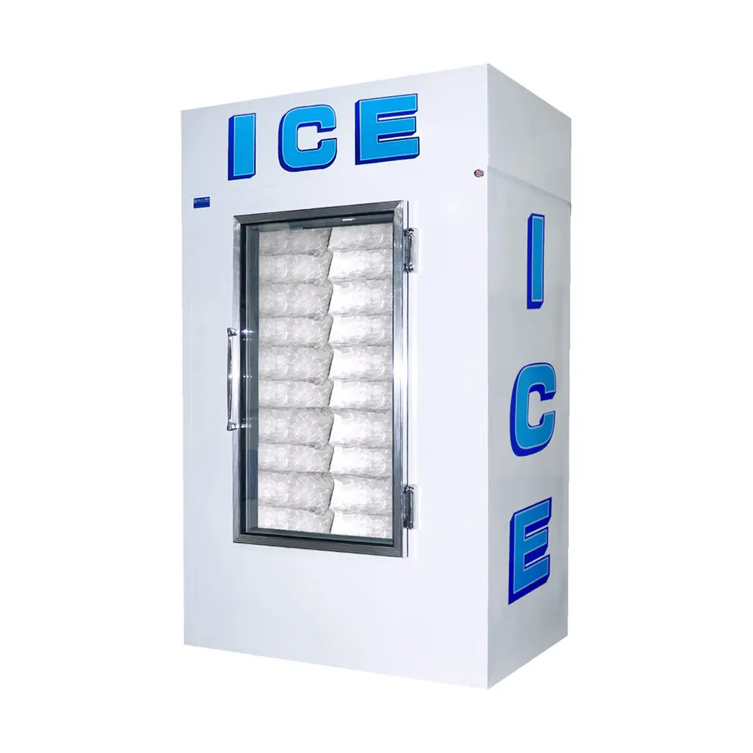 Polar Temp 420CWG 48" Indoor Ice Merchandiser w/ Glass Door, Cold Wall, 42 cu. ft.
