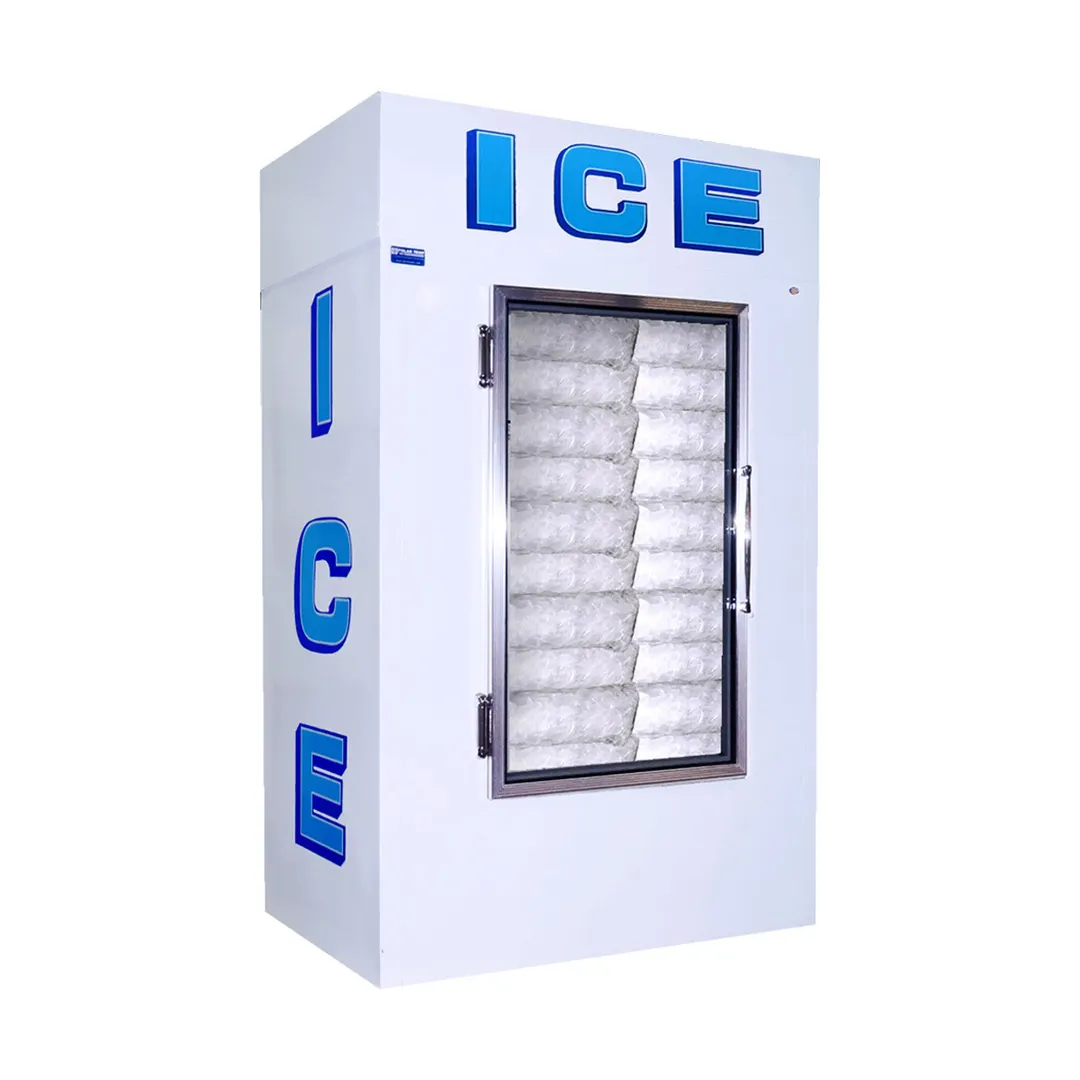 Polar Temp 420CWG 48" Indoor Ice Merchandiser w/ Glass Door, Cold Wall, 42 cu. ft.