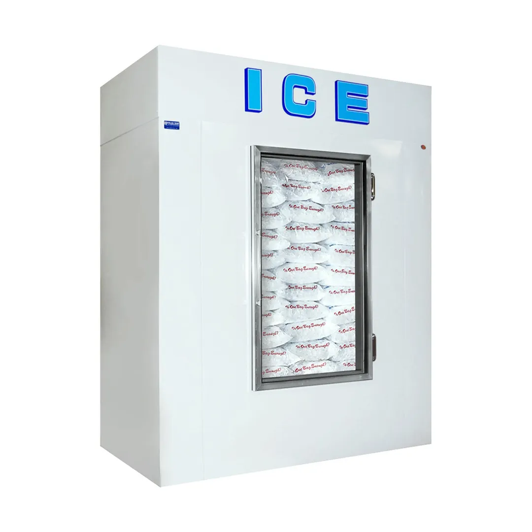 Polar Temp 630ADG 62" Indoor Ice Merchandiser w/ Glass Door, Auto Defrost, 61 cu. ft.