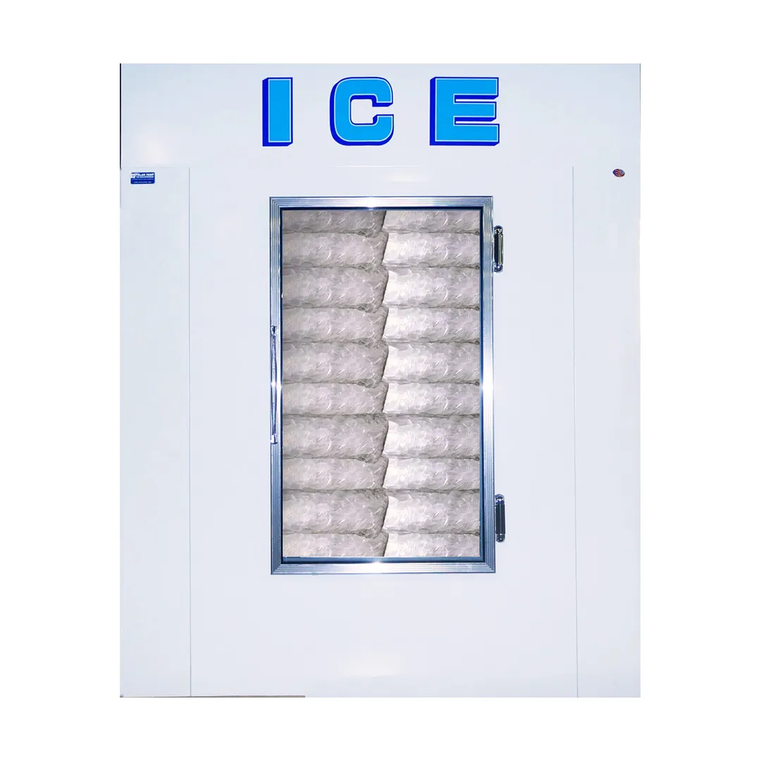 Polar Temp 630CWG 62" Indoor Ice Merchandiser w/ Glass Door, Cold Wall, 61 cu. ft.