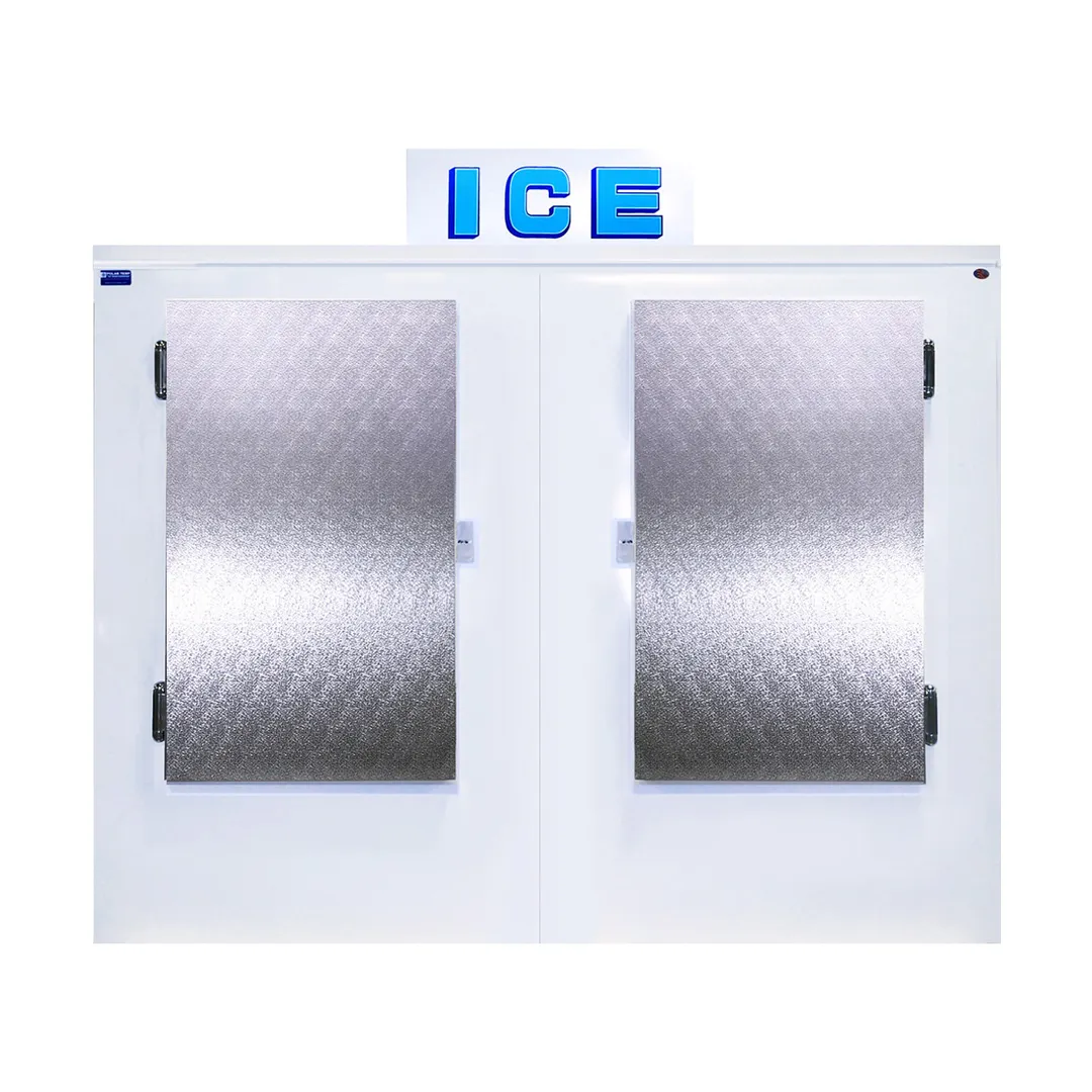 Polar Temp 650AD 70" Outdoor Ice Merchandiser w/ Solid Door, Auto Defrost, 59 cu. ft.