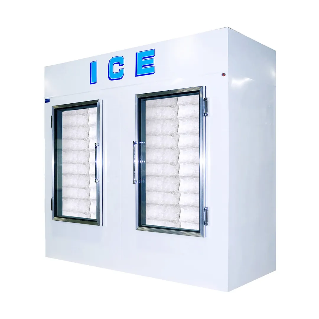 Polar Temp 650CWG 70" Indoor Ice Merchandiser w/ Glass Door, Cold Wall, 59 cu. ft.