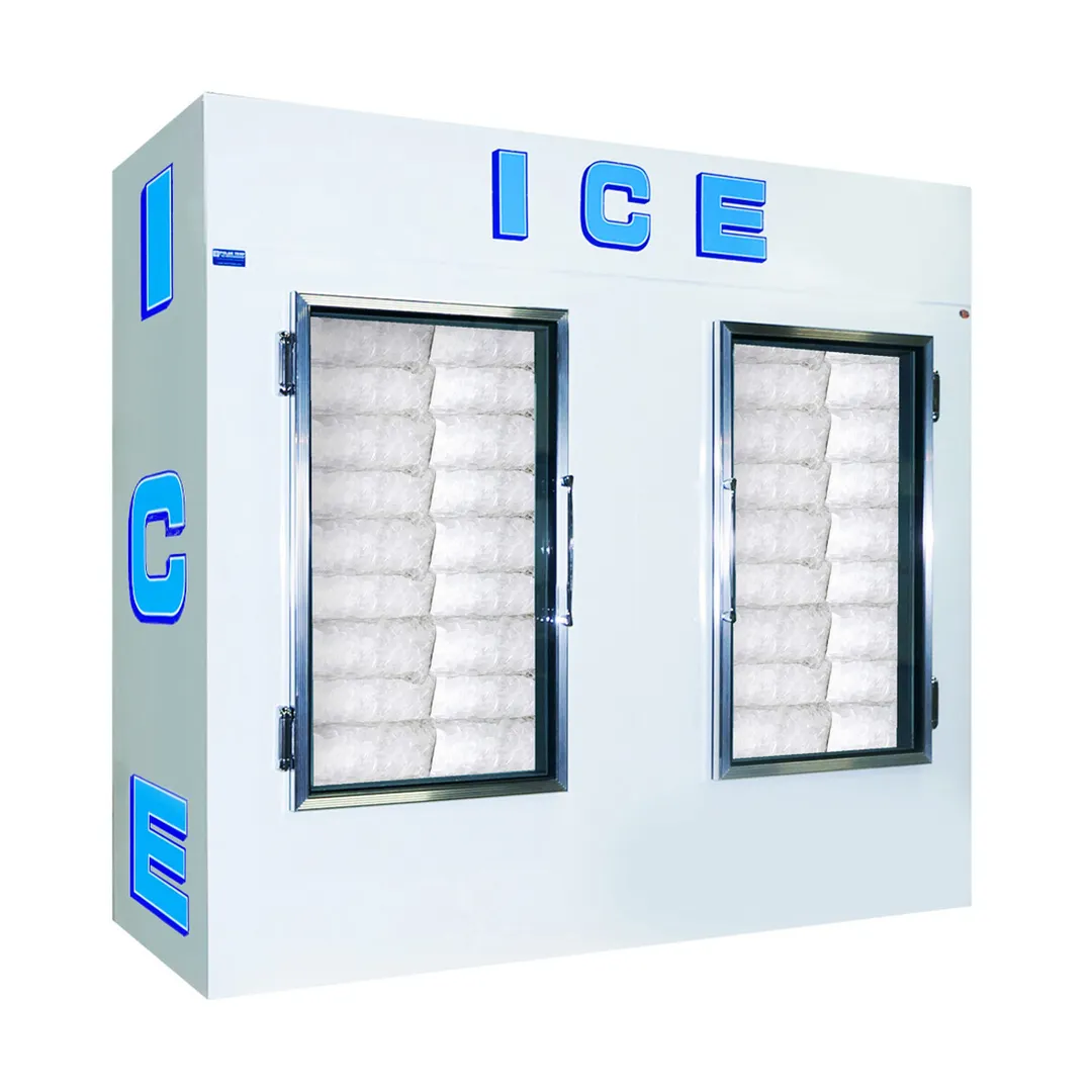 Polar Temp 650CWG 70" Indoor Ice Merchandiser w/ Glass Door, Cold Wall, 59 cu. ft.