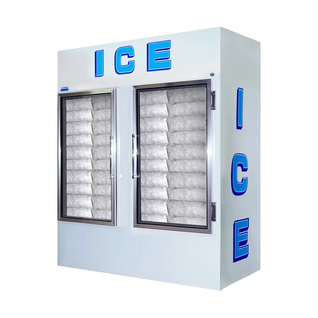 Polar Temp 670CWG 62" Indoor Ice Merchandiser w/ Glass Door, Cold Wall, 61 cu. ft.