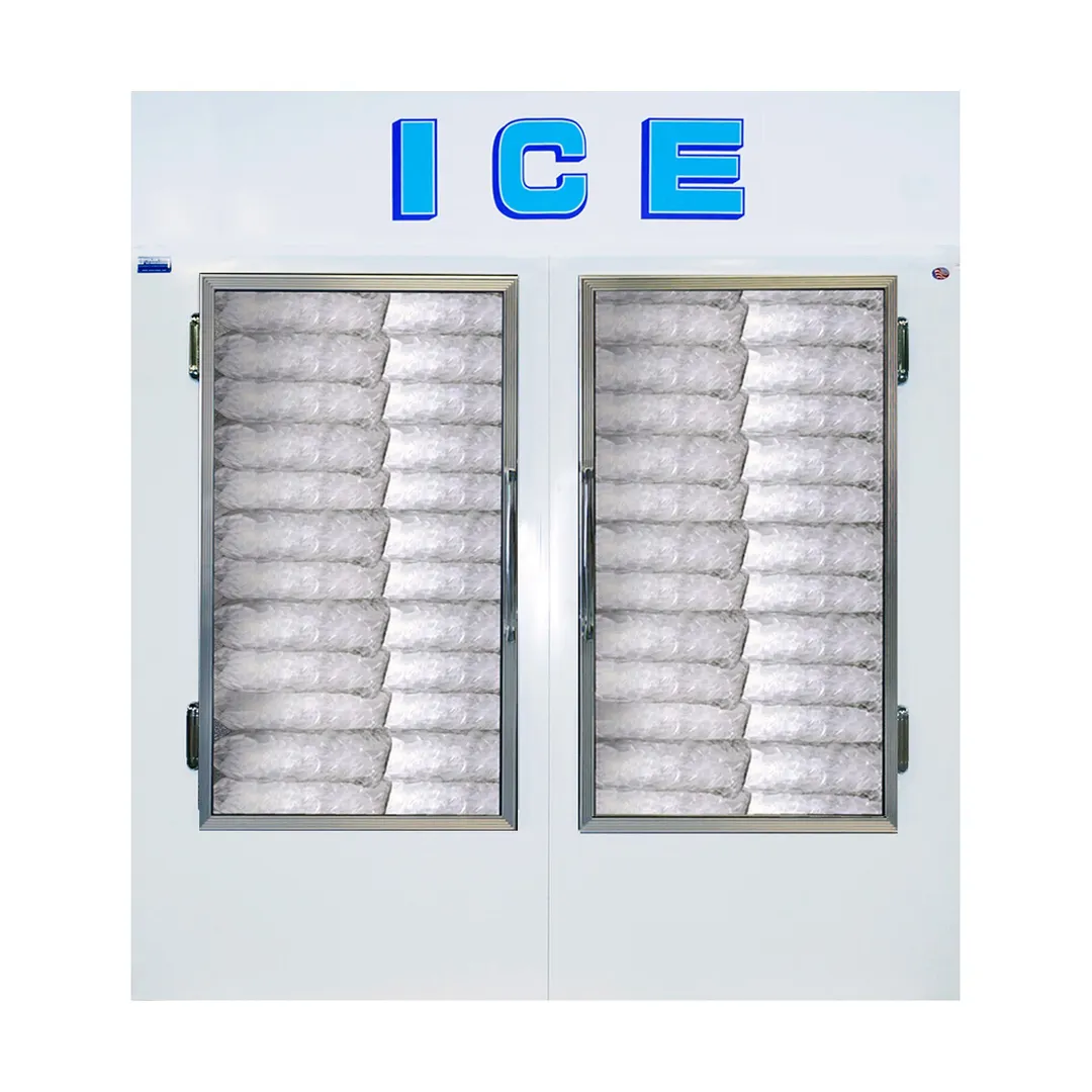 Polar Temp 750CWG 70" Indoor Ice Merchandiser w/ Glass Door, Cold Wall, 70 cu. ft.