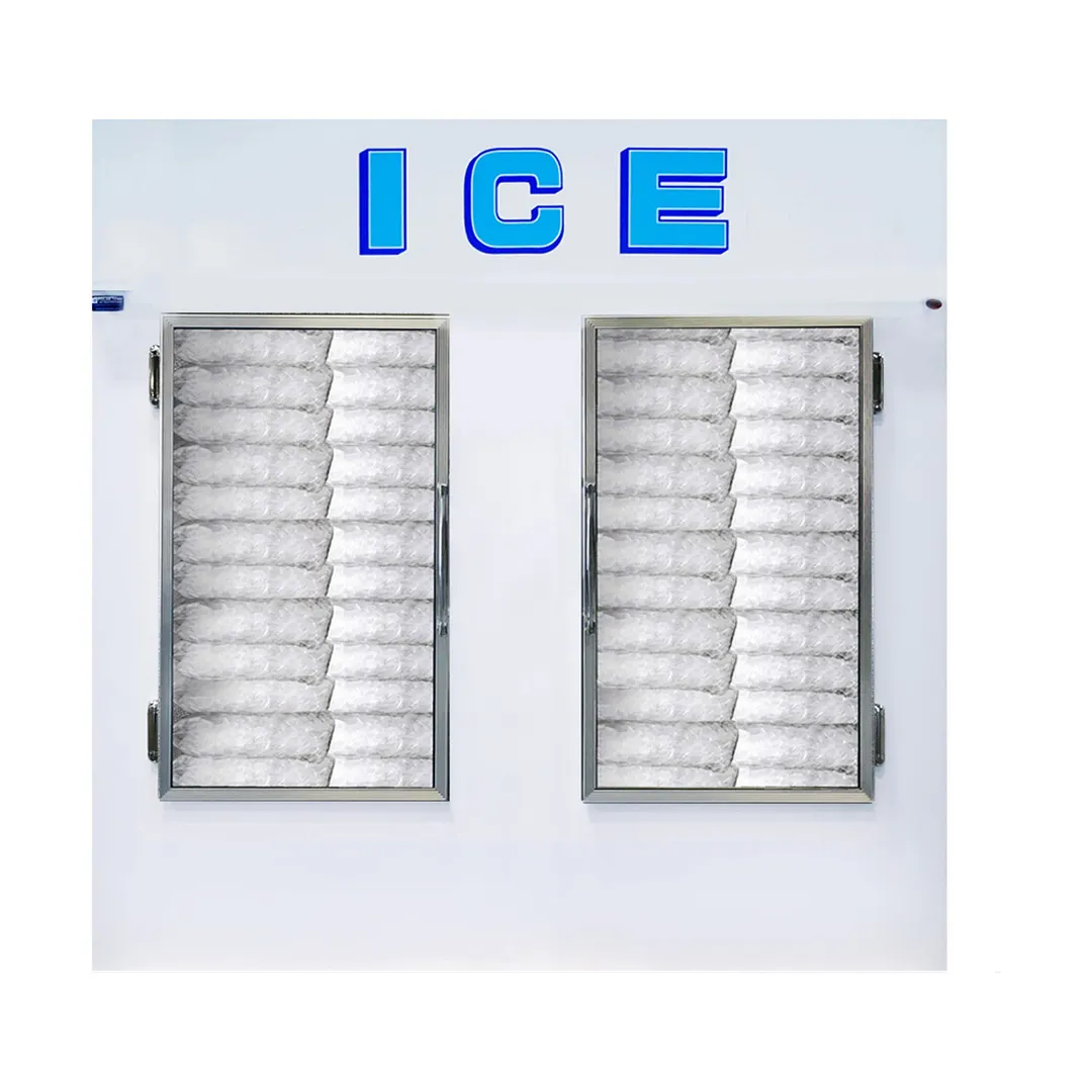Polar Temp 850ADG 84" Indoor Ice Merchandiser w/ Glass Door, Auto Defrost, 85 cu. ft.