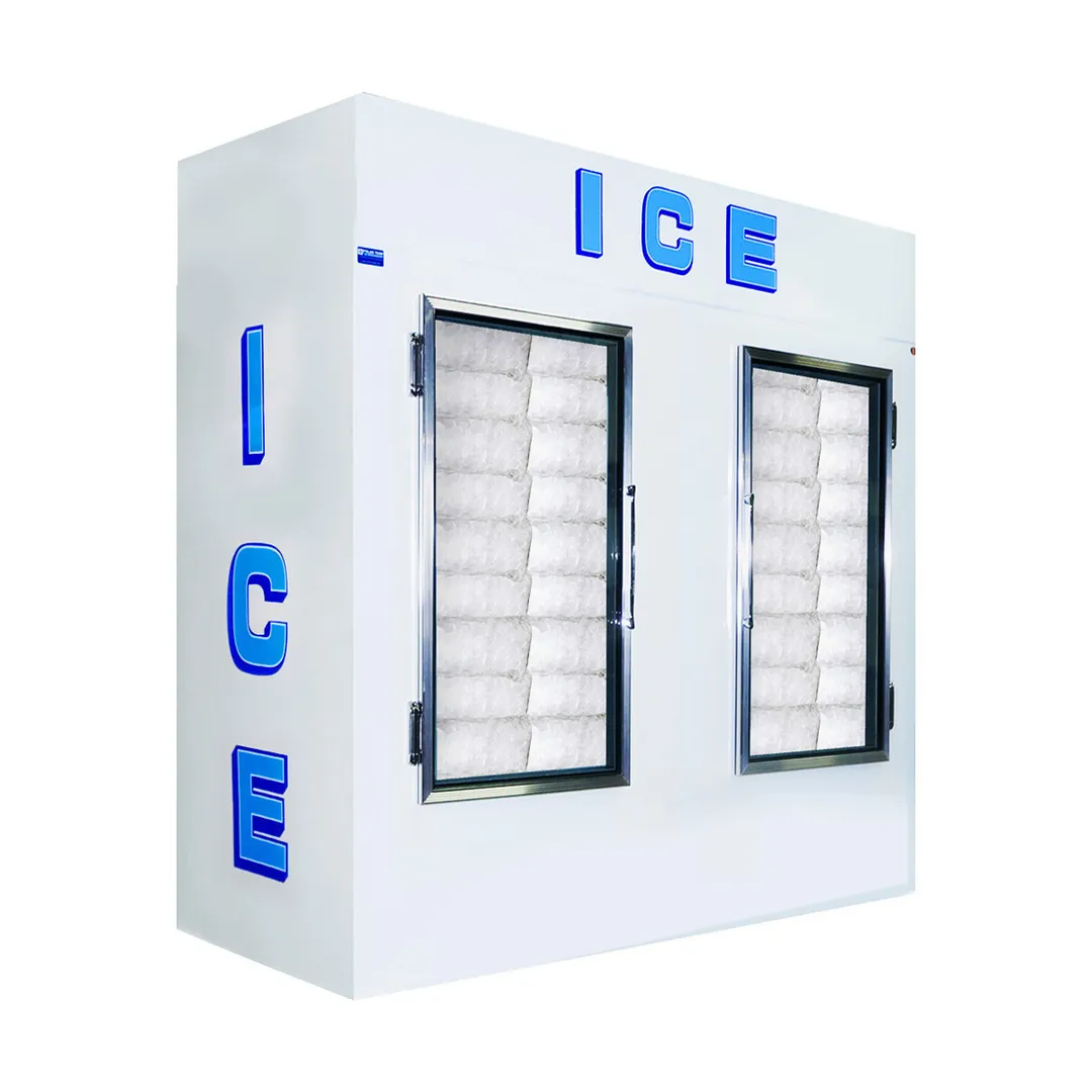 Polar Temp 850CWG 84" Indoor Ice Merchandiser w/ Glass Door, Cold Wall, 85 cu. ft.