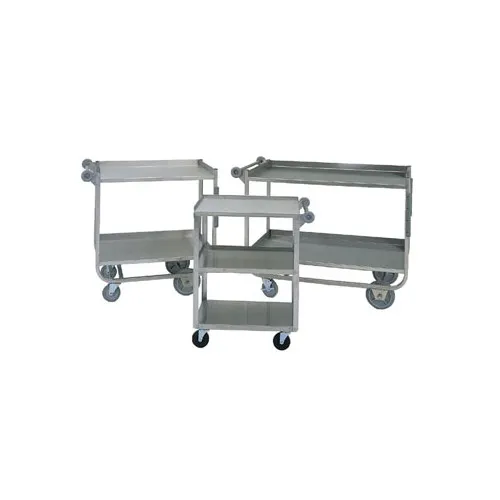 Piper Products 1-UCS-3 Stainless Steel 3 Small Shelf Utility / Delivery Cart w/ 1000 lb. Capacity