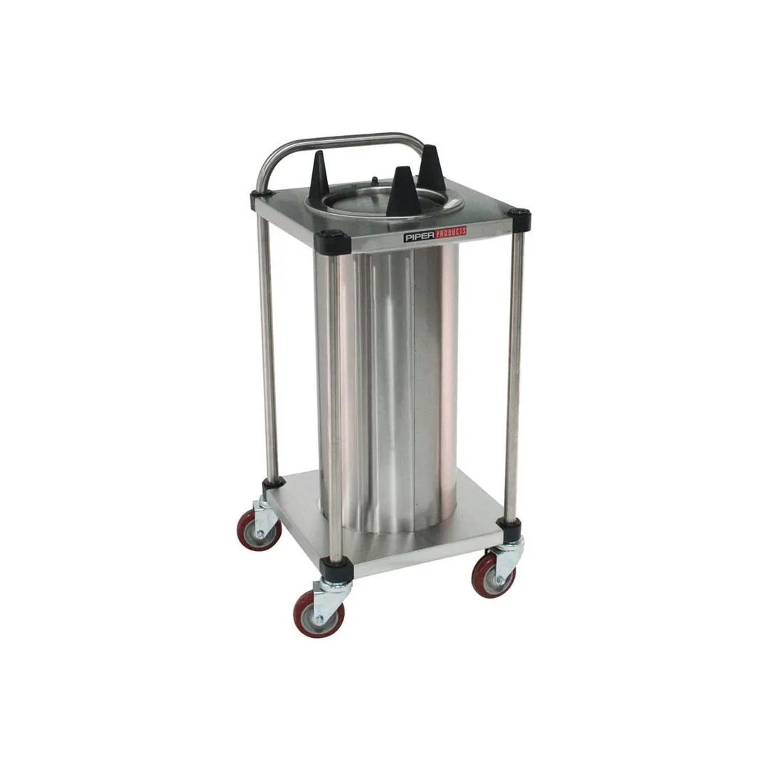 Piper Products 1ATG2 Plate Dispenser, Open Tubular Frame, Mobile Design