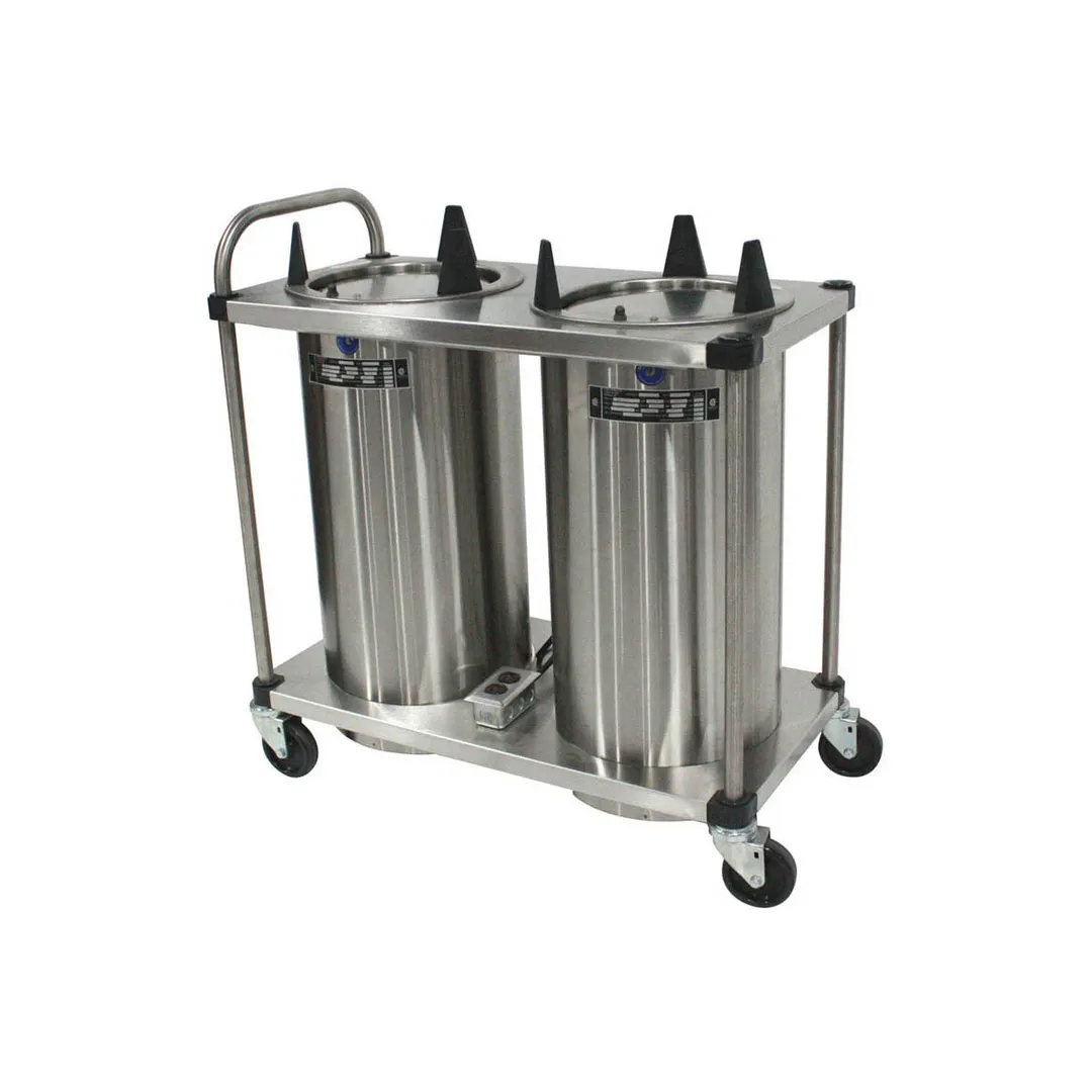 Piper Products 2ATG4 Plate Dispenser, Open Tubular Frame, Mobile Design