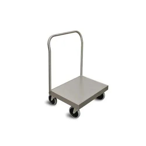 Piper Products 337-2404 Stainless Steel Glass Rack Dolly, 20-1/2", 500 lb, Silver, NSF