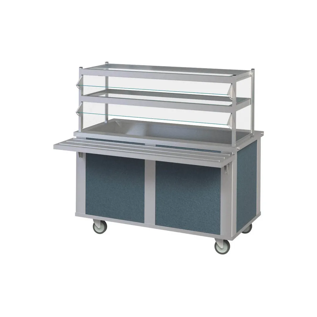 Piper Products 4-CI 60" Elite 500 Cold Food Unit, Ice-Cooled, (4) 12" x 20" Pan Capacity