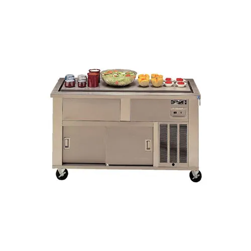 Piper Products 4-FT 60" Elite Frost Top Serving Counter, Mechanically Cooled, (4) Pan