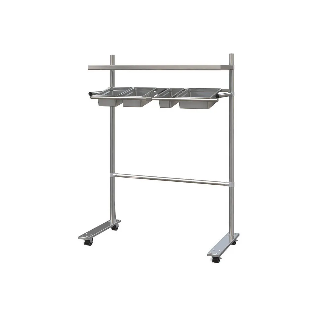 Piper Products 411-1217 Cantilevered Tray Starter Station - 48"L x 64-1/2"H