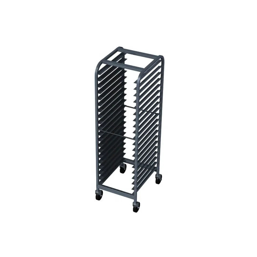 Piper Products 512 12 Pan Aluminum Econoline Bun / Sheet Pan Rack w/ 5" Bottom Load Slides