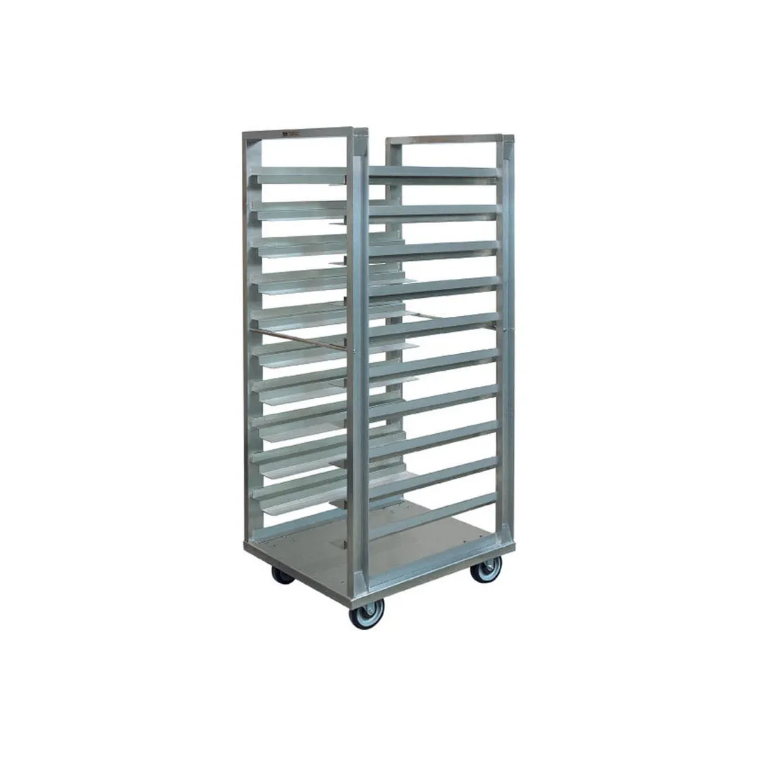 Piper Products 612-U 12 Pan Sheet Pan / Steam Table Universal Angle Rack w/ 5" Bottom Load Slides