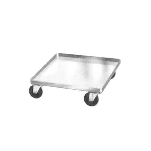Piper Products 750 Stainless Steel Dish Rack Dolly, 20x20, Silver, 4 Swivel Casters