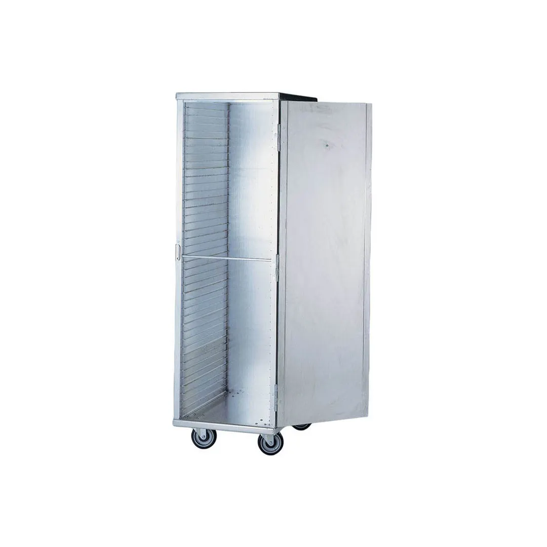Piper Products 936 36 Pan Aluminum Bun / Food Pan Enclosed Cabinet w/ 1-1/2" Bottom Load Slides