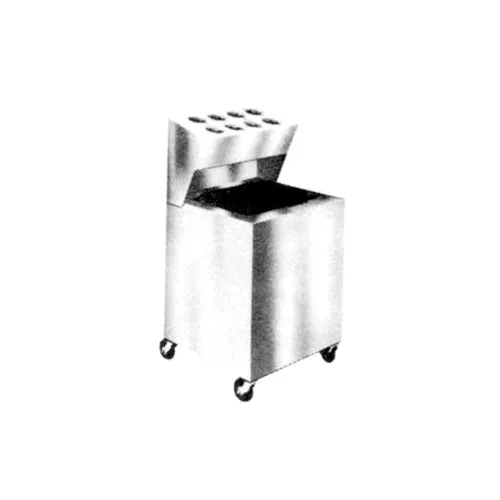 Piper Products AT-ST2-OSW8 Stainless Steel Mobile Tray Dispenser, Enclosed Base