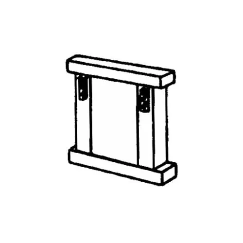 Piper Products C-5-FF Elite False Front, 60" Long, 4" Wide, 30" High