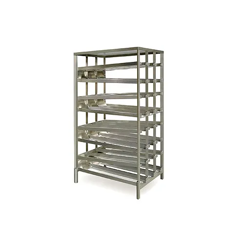 Piper Products CSR-84 Aluminum Can Storage Rack with 84 #10 Cans Capacity