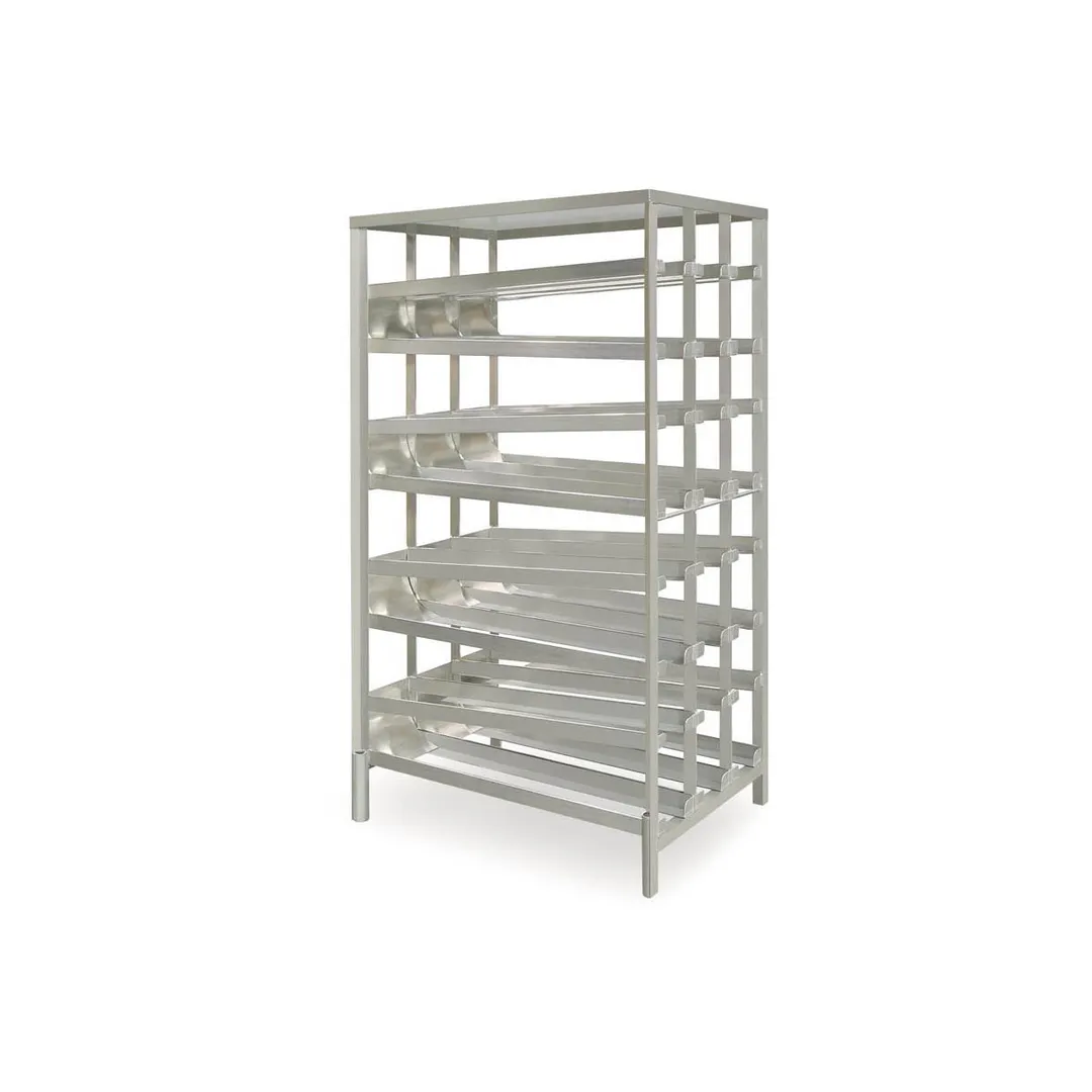 Piper Products CSR-FF-156 Aluminum Can Storage Rack with 156 #10 Cans Capacity