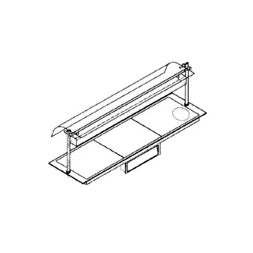 Piper Products D240160-HS Berkeley Hotplate with Hot Spot, Drop-In, Electric