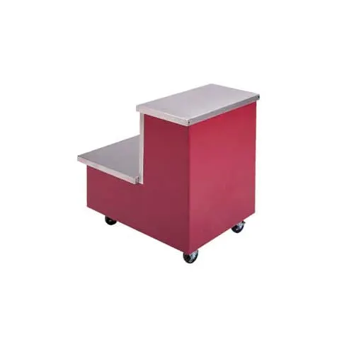Piper Products R2-TS Mobile Double Reflections Tray Stand, Enclosed Base