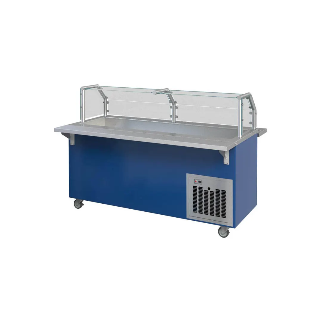 Piper Products R5-CM 74" Reflections Serving Counter, Refrigerated Cold Pan Unit, (5) Pan