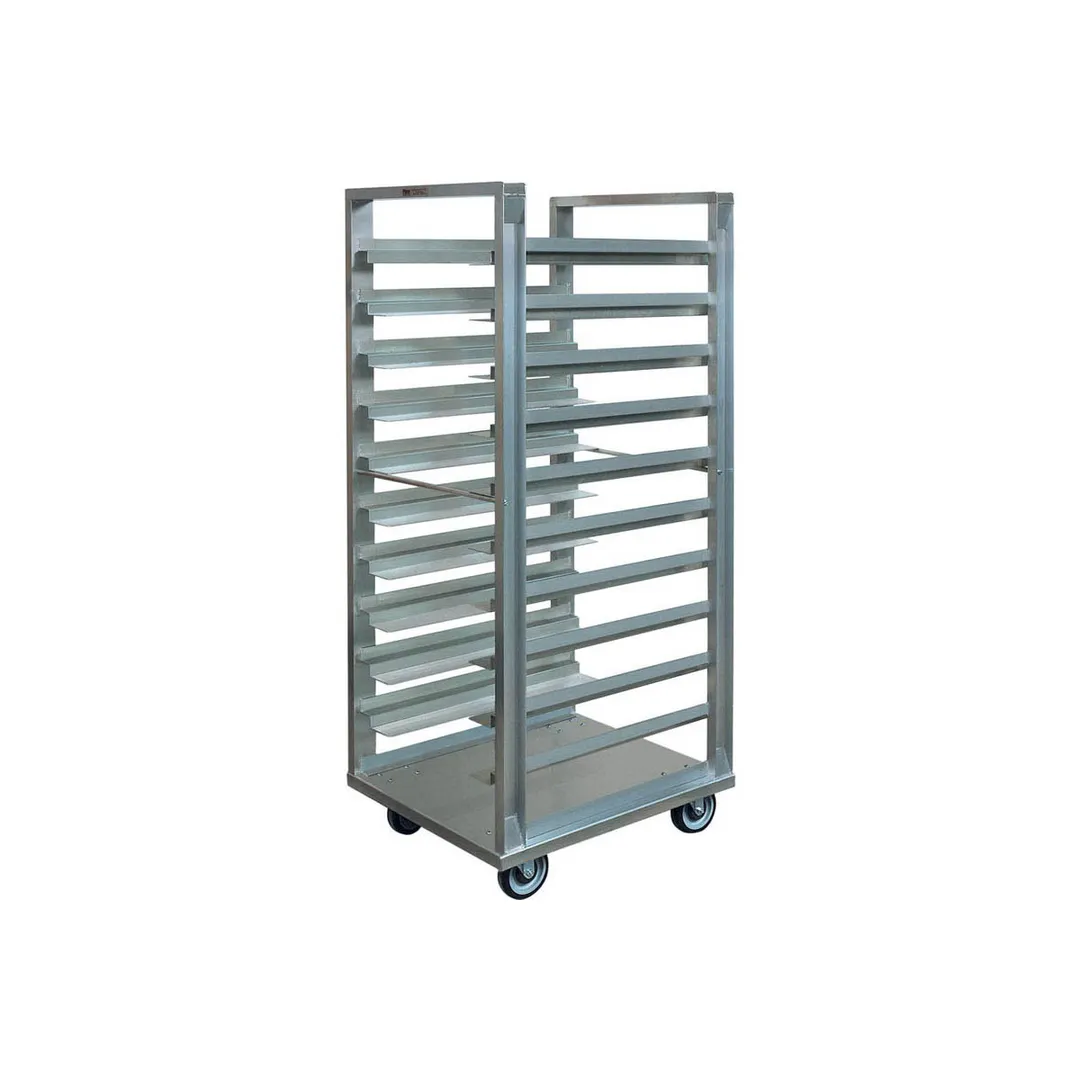 Piper Products R626 26 Pan Aluminum Roll-In Angle Rack w/ 2" Bottom Load Slides