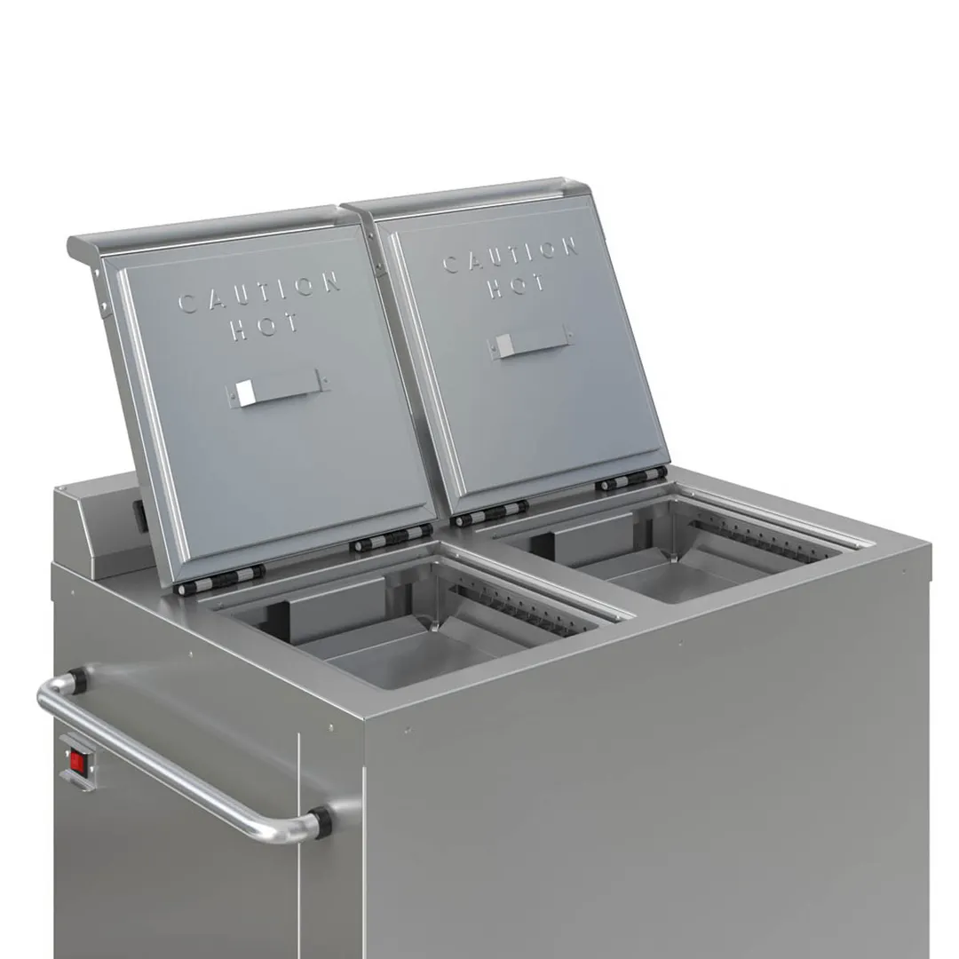 Piper Products SBH-2-P Heated Plate Dispenser, Mobile Design, Convection